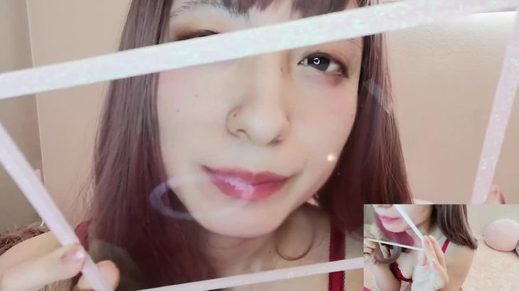 【污酱月乃ASMR】ガラスなめ