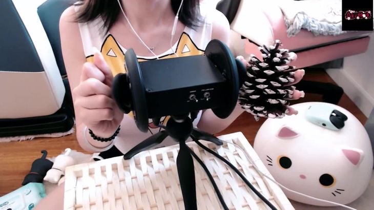 【Aki秋水ASMR】极致催眠の跳跳糖体验+松果~老司机专享舔耳福利