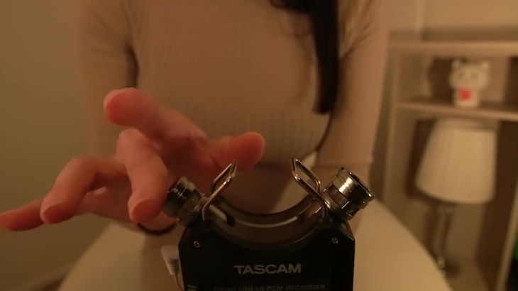 ASMR-10分で寝かしつけ(指責めフルコース)-お部屋を模様替え(mic-Scratching,whisper,)for-sleep