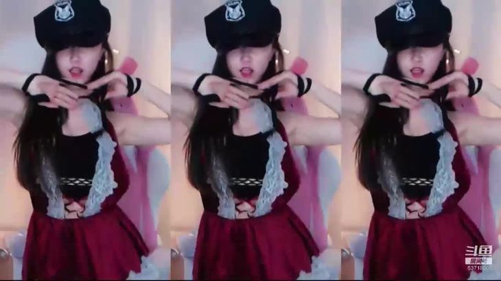 【夏喵娜】性感御姐热舞集锦 红裙吊带 2