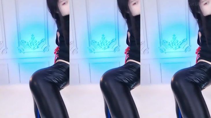 【斗鱼车车】黑色紧身皮裤顶的住？