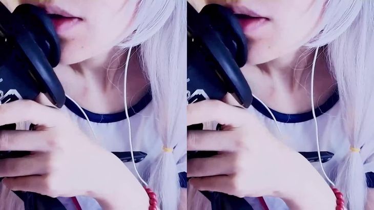 【aki秋水ASMR】满足你想要的一切幻想系列助眠视频超绝美食特写咀嚼音超满足是真nice！26