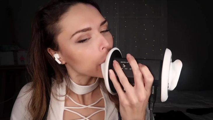 ASMR@Heatheredeffect 吃耳朵舔耳和亲吻音