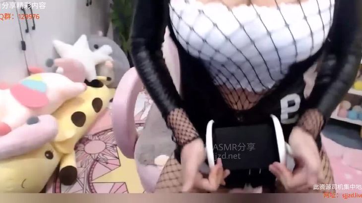 【白鹿姬ASMR】全身网袜皮衣娇喘诱惑