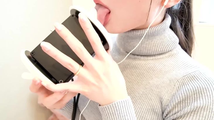 【Uuchan】ASMR日系视觉向舔耳，半露脸系列