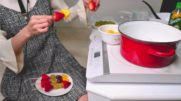 【ASMR利香】脆皮声音♡做水果糖！