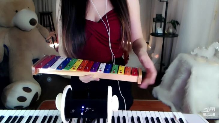 【夏喵娜KINA酱ASMR】卡林巴琴,木琴,钵盂の声