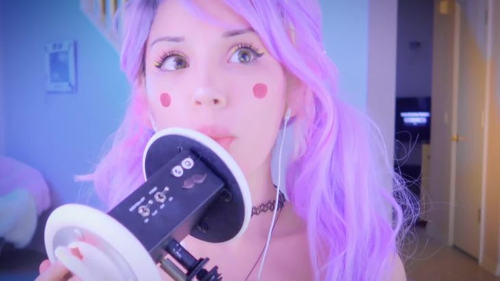 ASMR@Cherry Crush 樱桃妹子的皮卡丘强烈舔耳