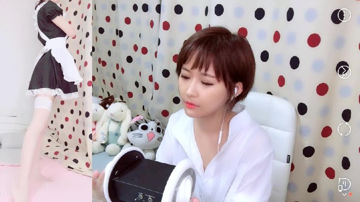 【菇菇ASMR】助眠向 羽毛，鹅毛棒挖耳哄睡