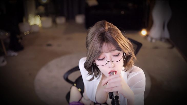 【张爱玲ASMR】粉丝祭系列之爆衣小秘书湿身诱惑