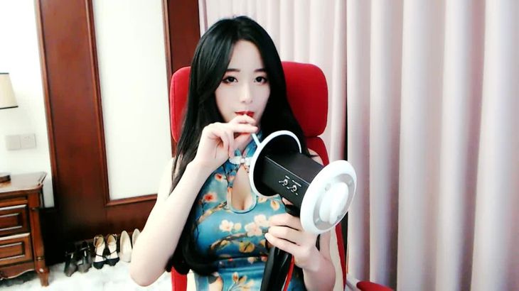 【斗鱼宛妹wm】火箭定制福利 旗袍吸管