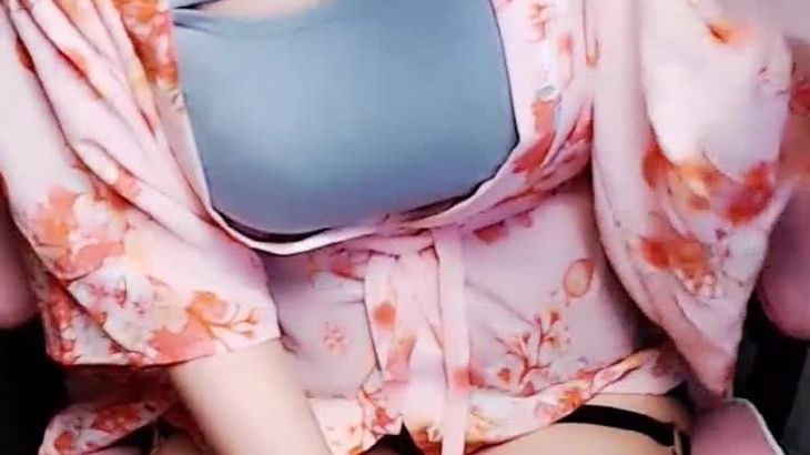 【斗鱼白鹿姬】火箭福利 粉色衬衣舔耳