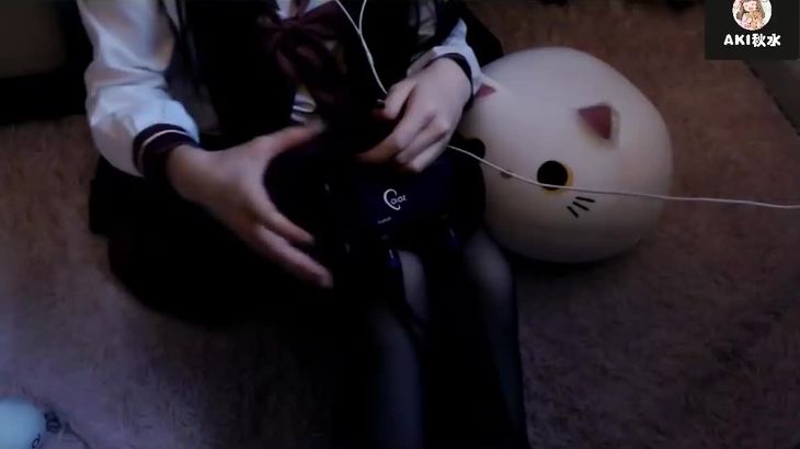 【Aki秋水ASMR】黑丝学生妹膝枕の耳朵SPA~