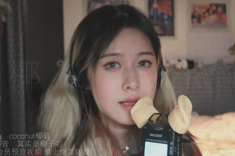 椰子ASMR 录音笔假耳天鹅.