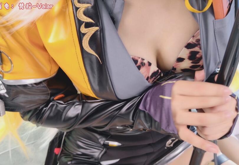 梵拉 8月会限 橘福福 豹纹里舔耳 白袜踩耳.