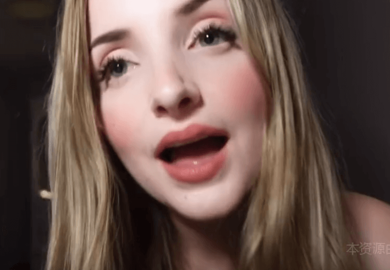 女朋友近距离热吻 吹气+舔镜片.