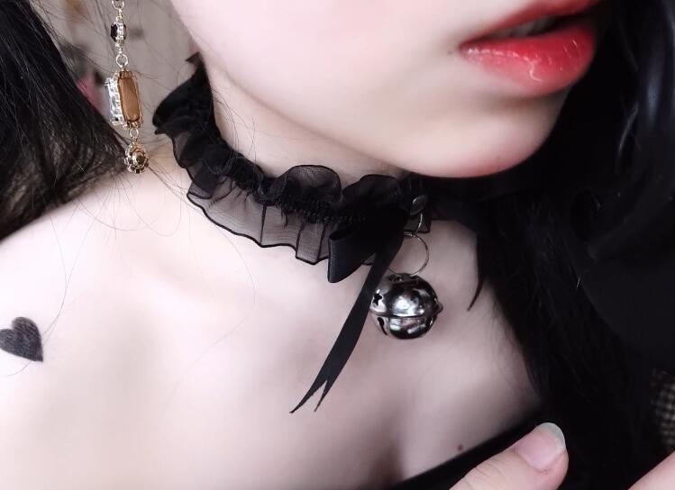 小羊喵ASMR喘息渔网和类似于跳跳糖的口腔音.