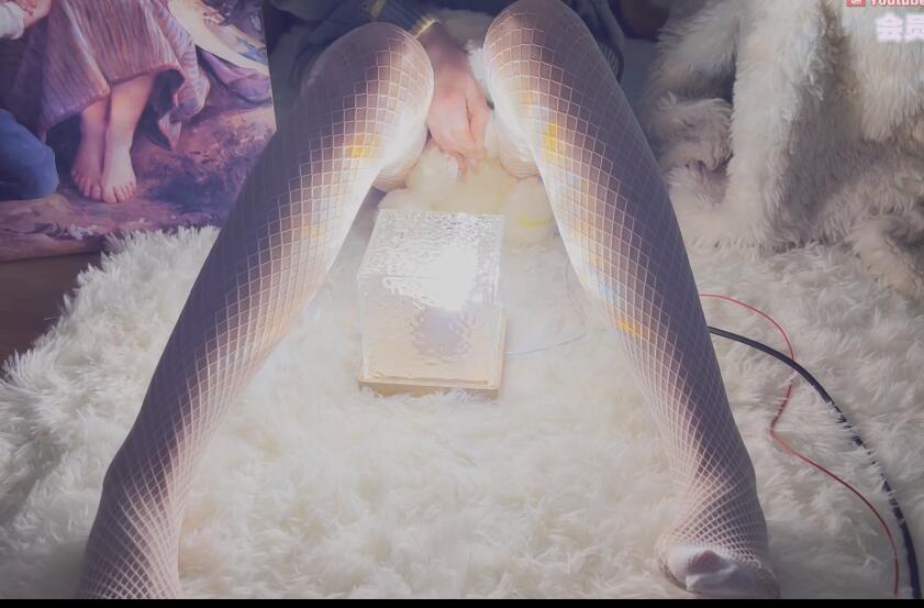 小米ASMR 白网袜.