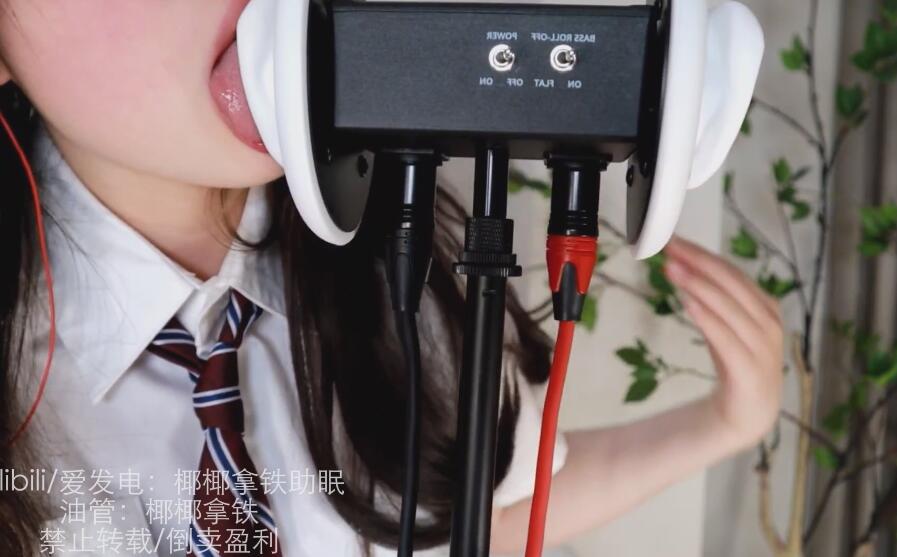 椰椰拿铁ASMR 4月15日半脸暴力天鹅.