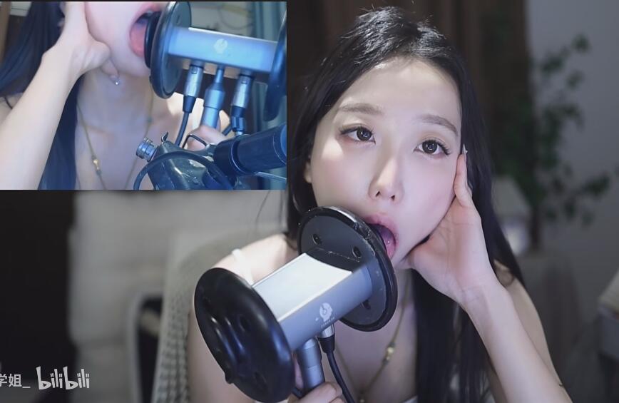酥酥学姐ASMR 舔舔小耳朵.