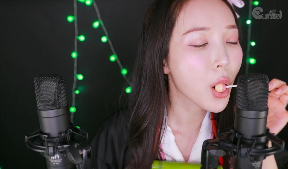 Eunzel ASMR吃棒棒糖 会员视频.