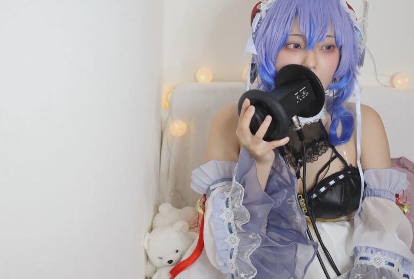 千岁堇ASMR メイド甘雨ちゃんで耳舐めご奉仕♥ 2022-12-01.