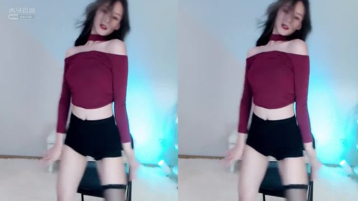 【虎牙舒芯】极品美腿性感美女 直播热舞集 4