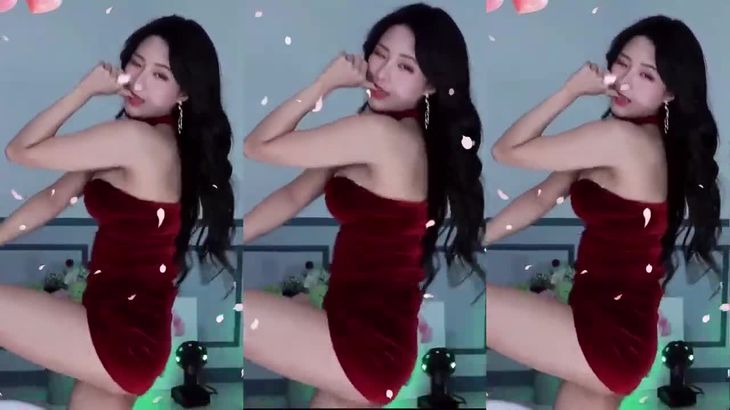 【TIKTOK】绒质连衣短裙真好看