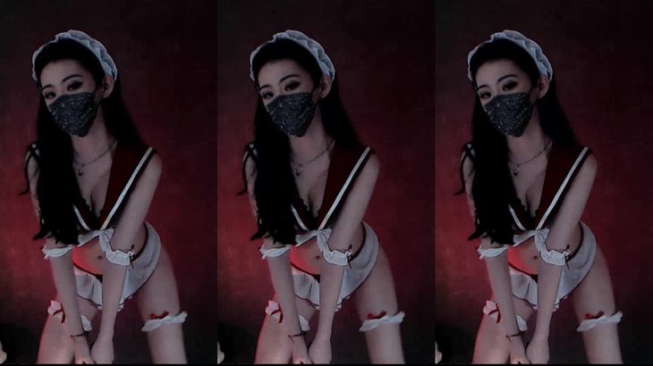 【虎牙灵芸不爱笑】极品要命舞姬 千元定制福利烧舞合集 21